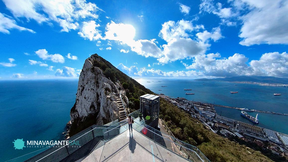 Foto della Rocca di Gibilterra, con i suoi panorami pazzeschi